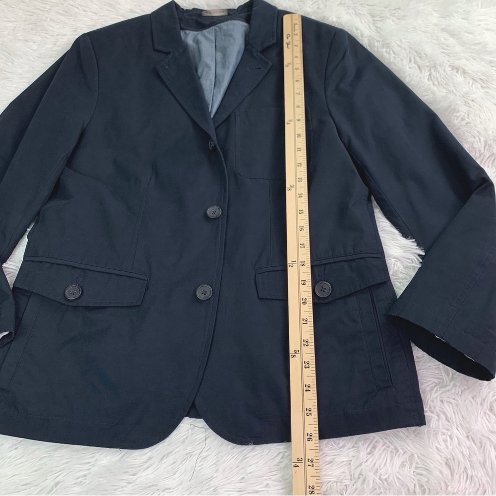 Banana Republic size 38 short chino sport coat blazer in navy blue - Picture 3 of 15